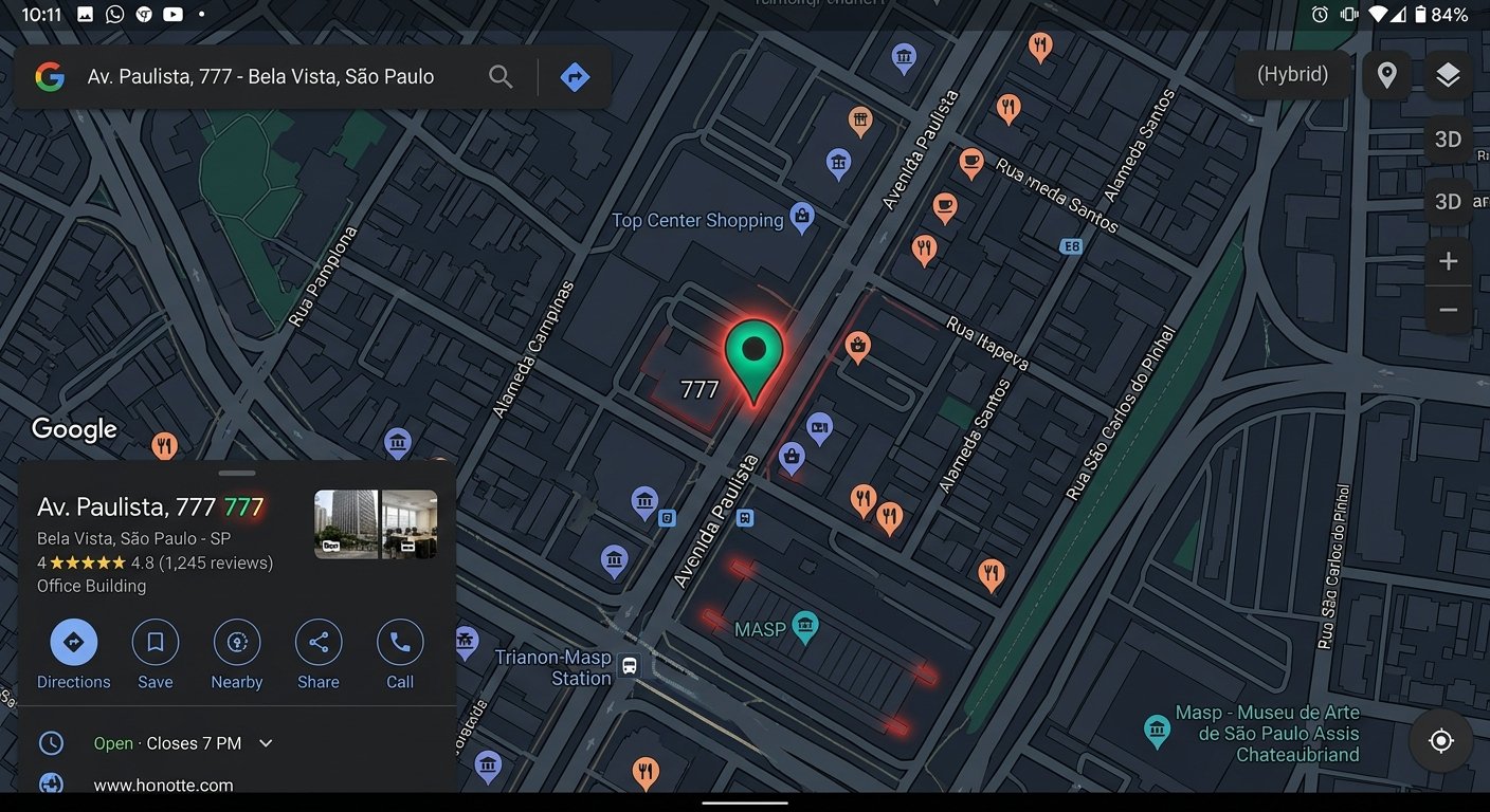 Google Maps - Av. Paulista, 777, São Paulo - SEO Local